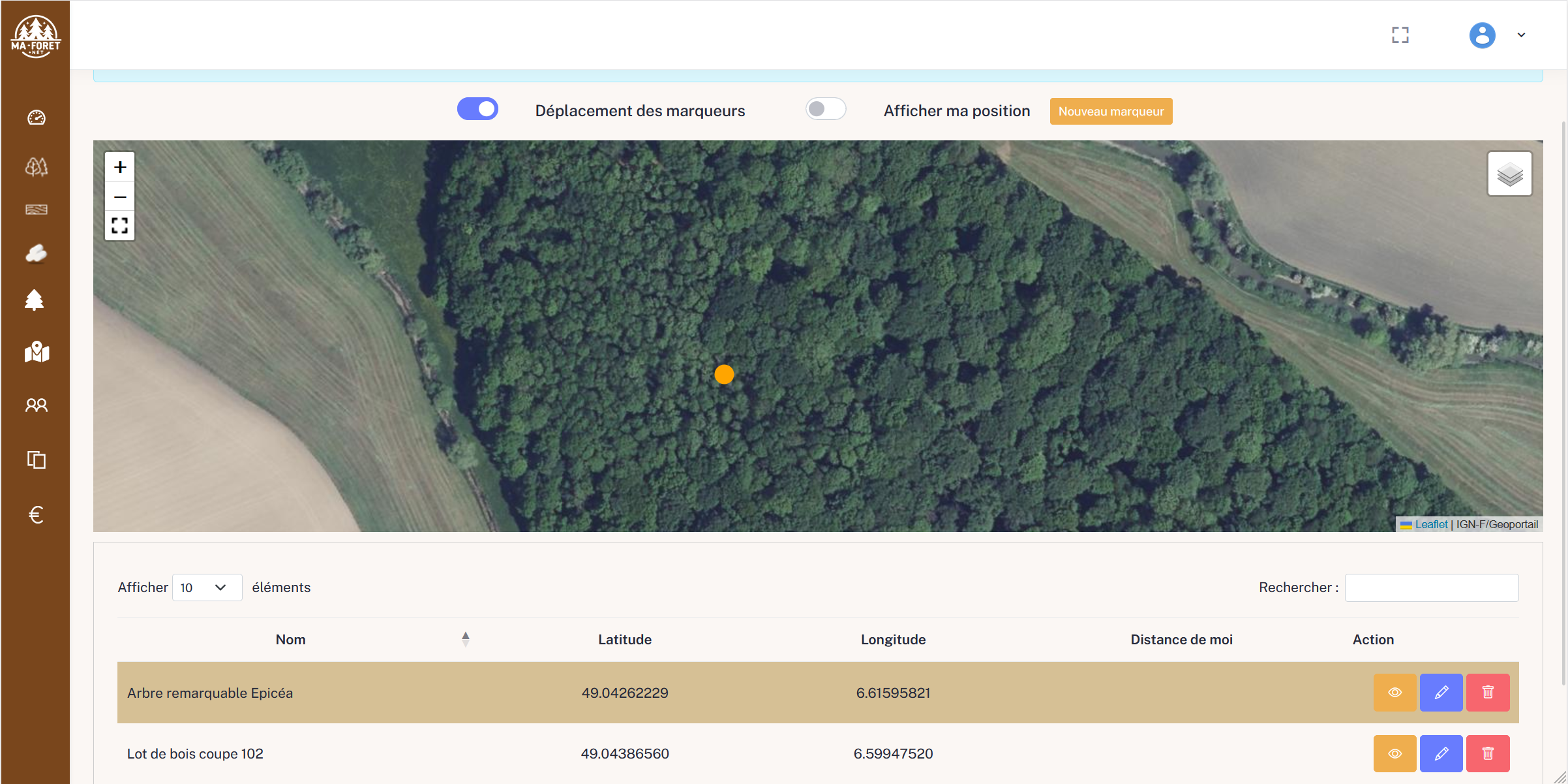 Gestion documentaire forestière